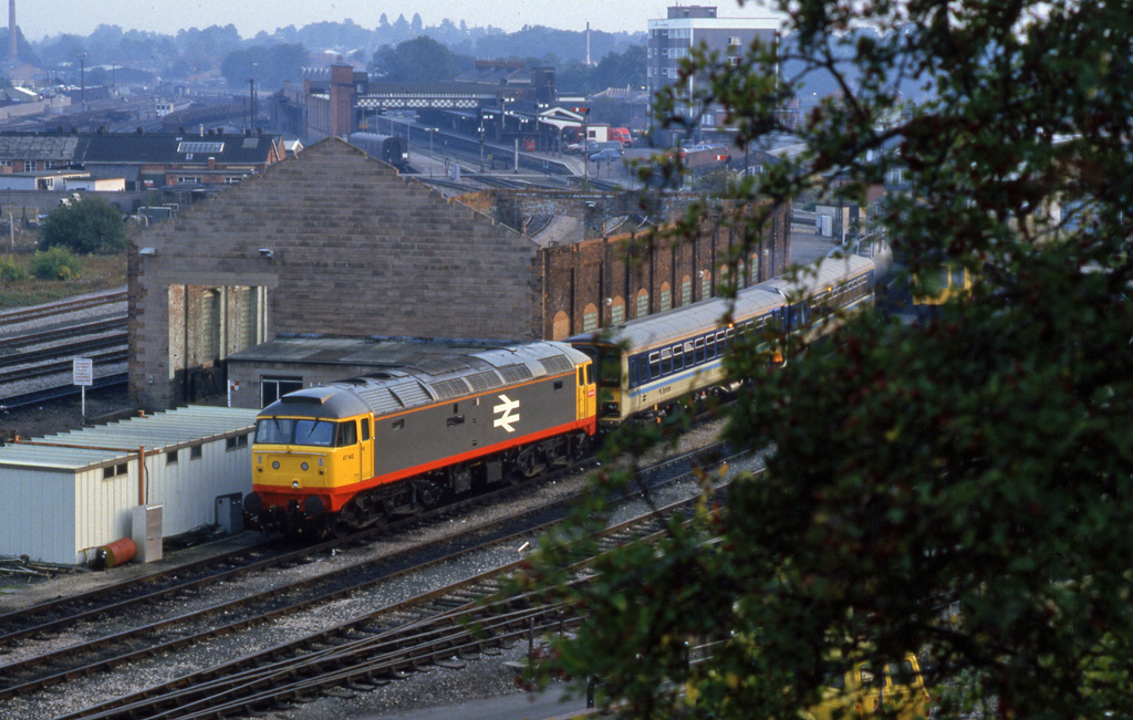 No.155303 on shed at Worcester