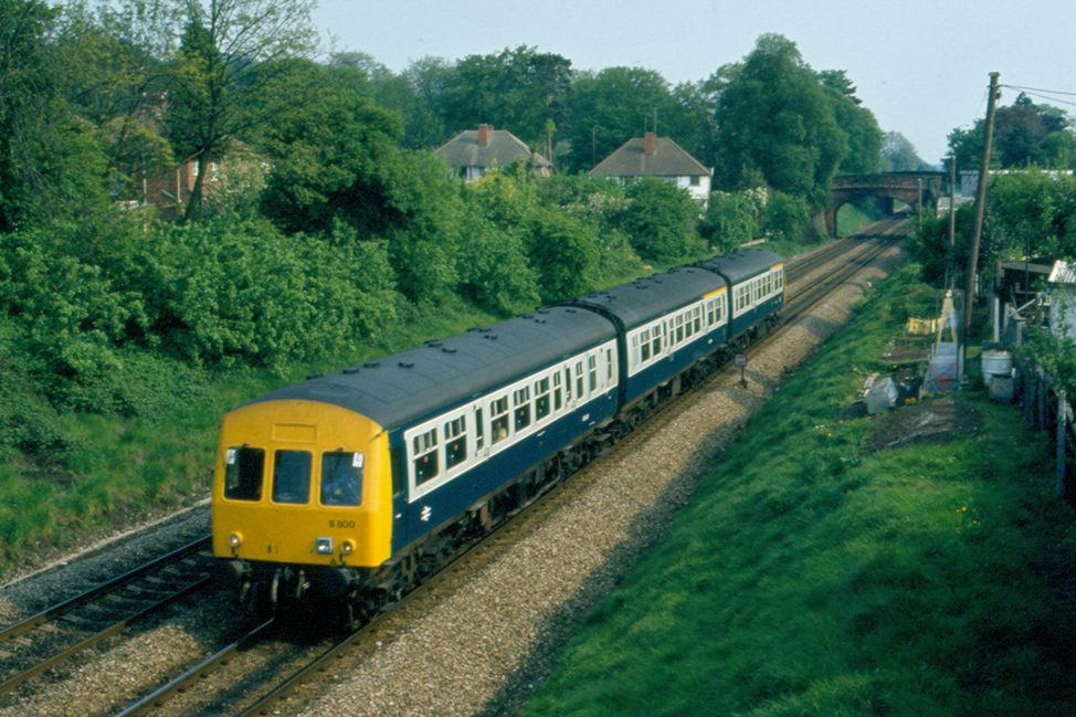 Class 101 dmu at Malvern Link