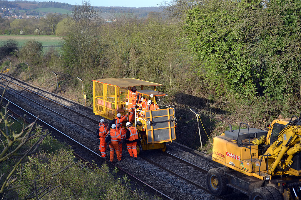 On track plant at Newland