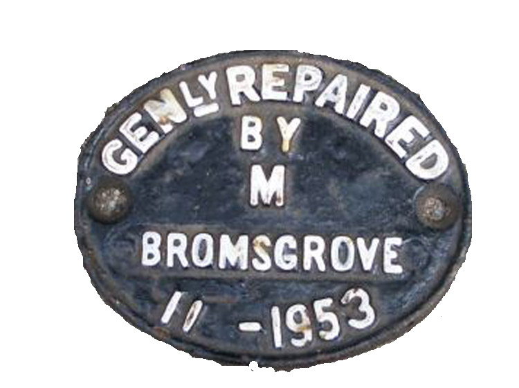 Wagon works plate