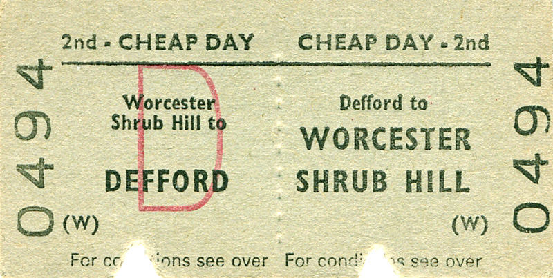 Defford Ticket