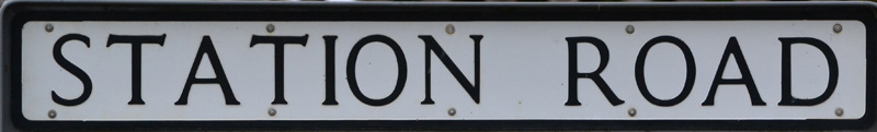 Station Road sign but no station