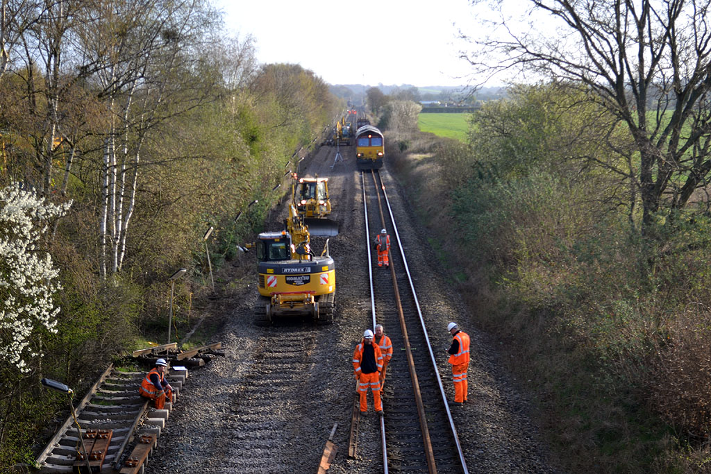 Newland track work