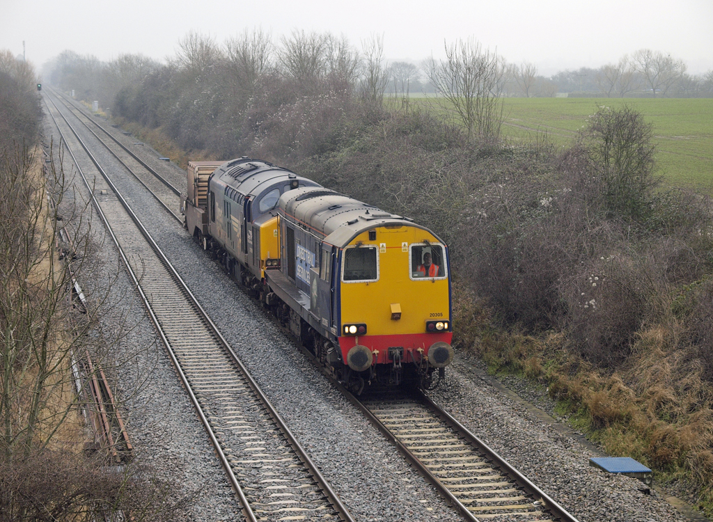 Nuclear Waste train at Croome