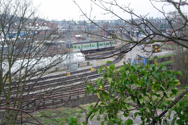 Worcester Engine Sheds on 22/1/2005
