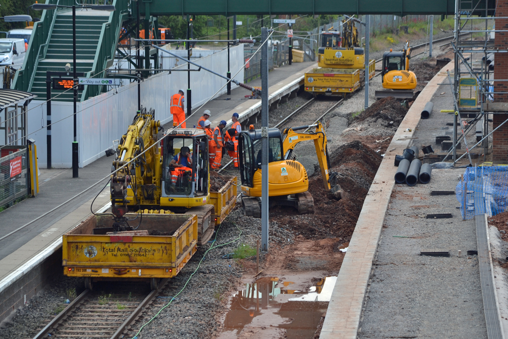 Alvechurch new station work