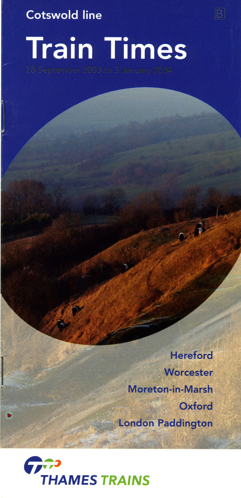 Thames Trains timetable