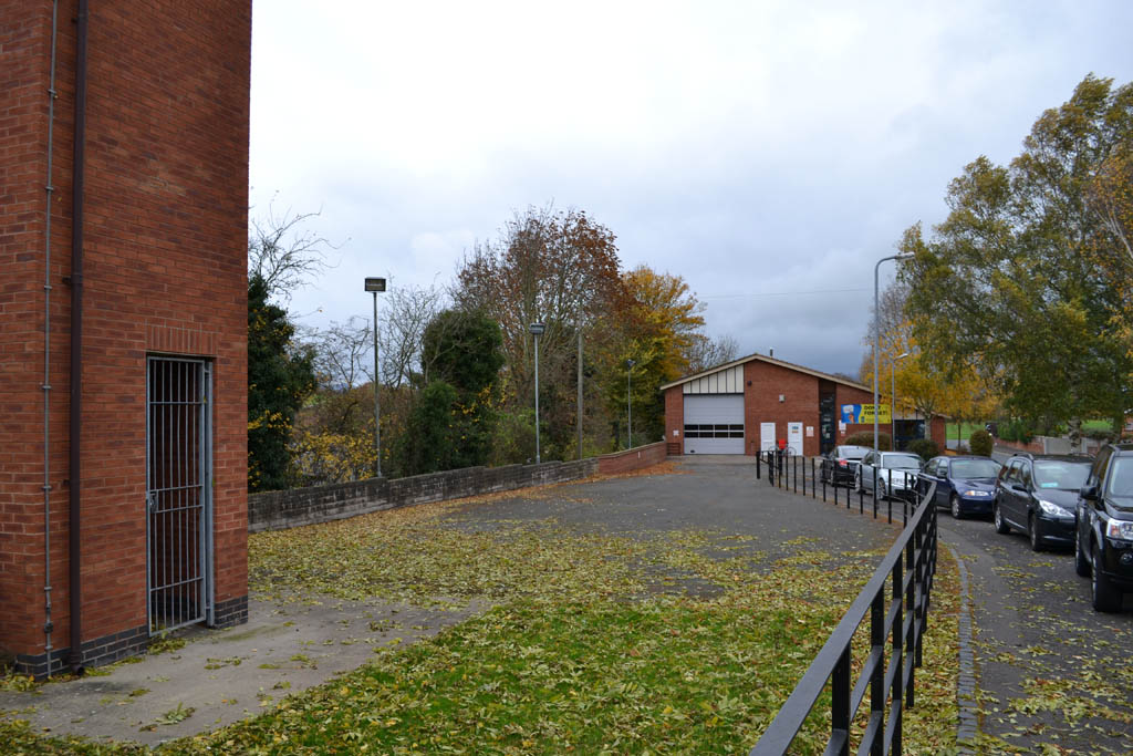 Site of Upton on Severn station